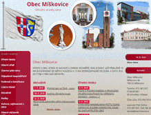 Tablet Screenshot of obecmiskovice.cz